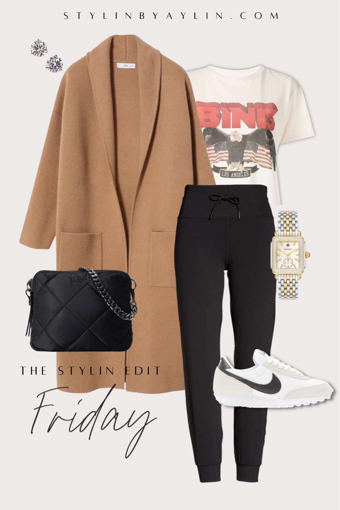 Outfits of the week- Friday edition, athleisure, casual, graphic tee, sneakers, accessories, StylinByAylin 

PS. I own this coat and wear a size SMALL im just shy of 5’7 and it’s naturally oversized

#LTKSeasonal #LTKunder100 #LTKstyletip