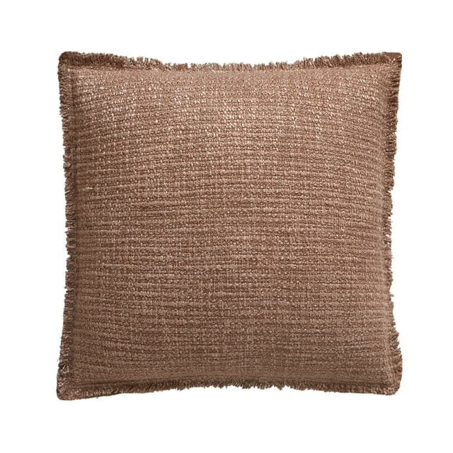 Better Homes & Gardens 22" x 22" Brown Sunny Decorative Pillow for Adults | Walmart (US)