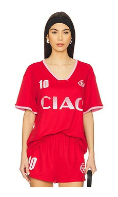 LPA Halsey Jersey in Red from Revolve.com | Revolve Clothing (Global)