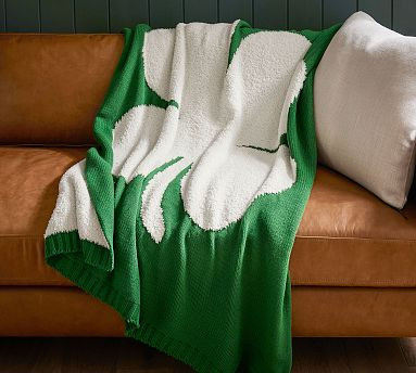 Luck of the Irish Jacquard Knit Throw | Pottery Barn (US)