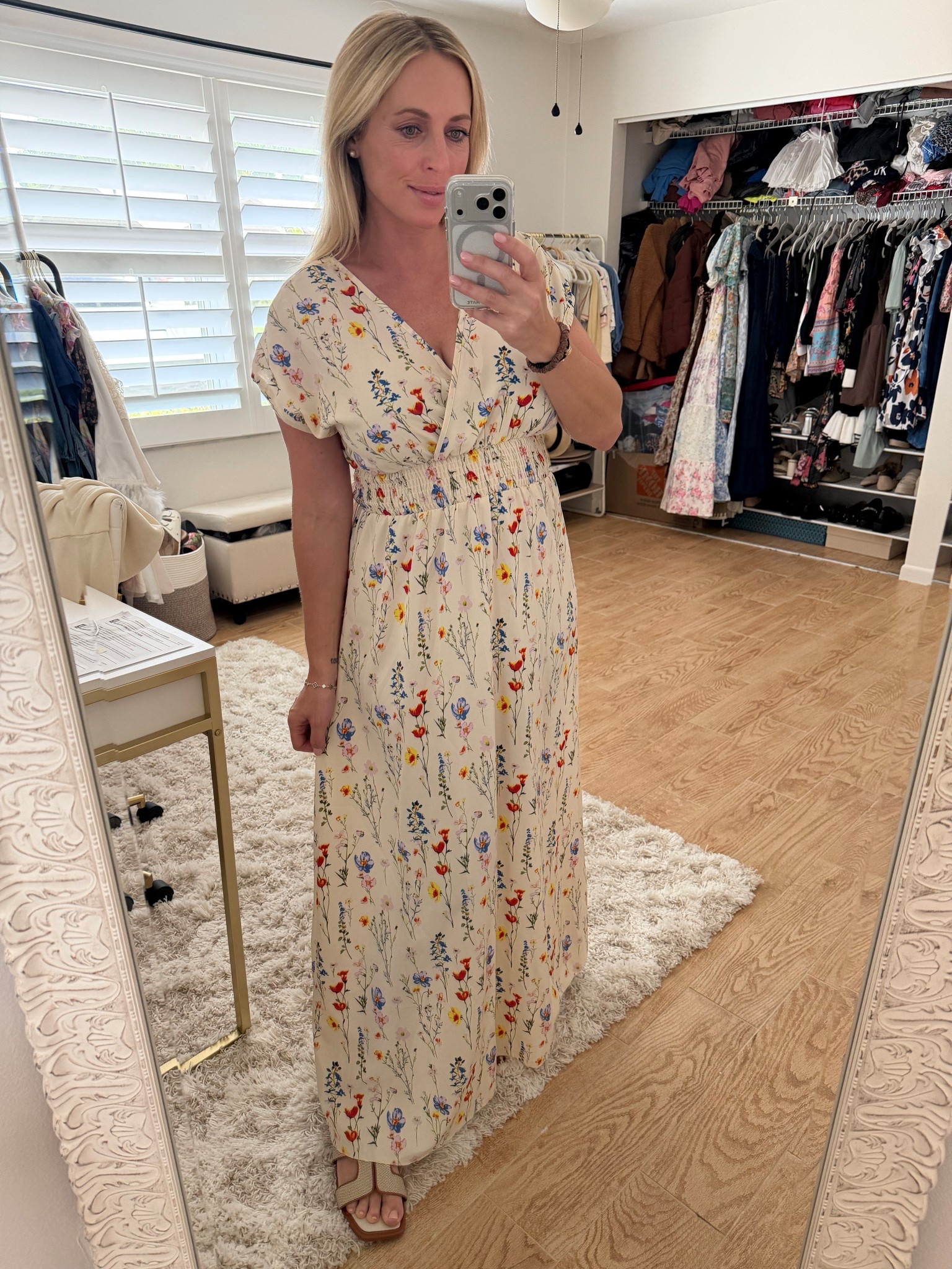 SHEIN floral maxi dress 

#LTKootd #LTKMidsize #LTKSeasonal