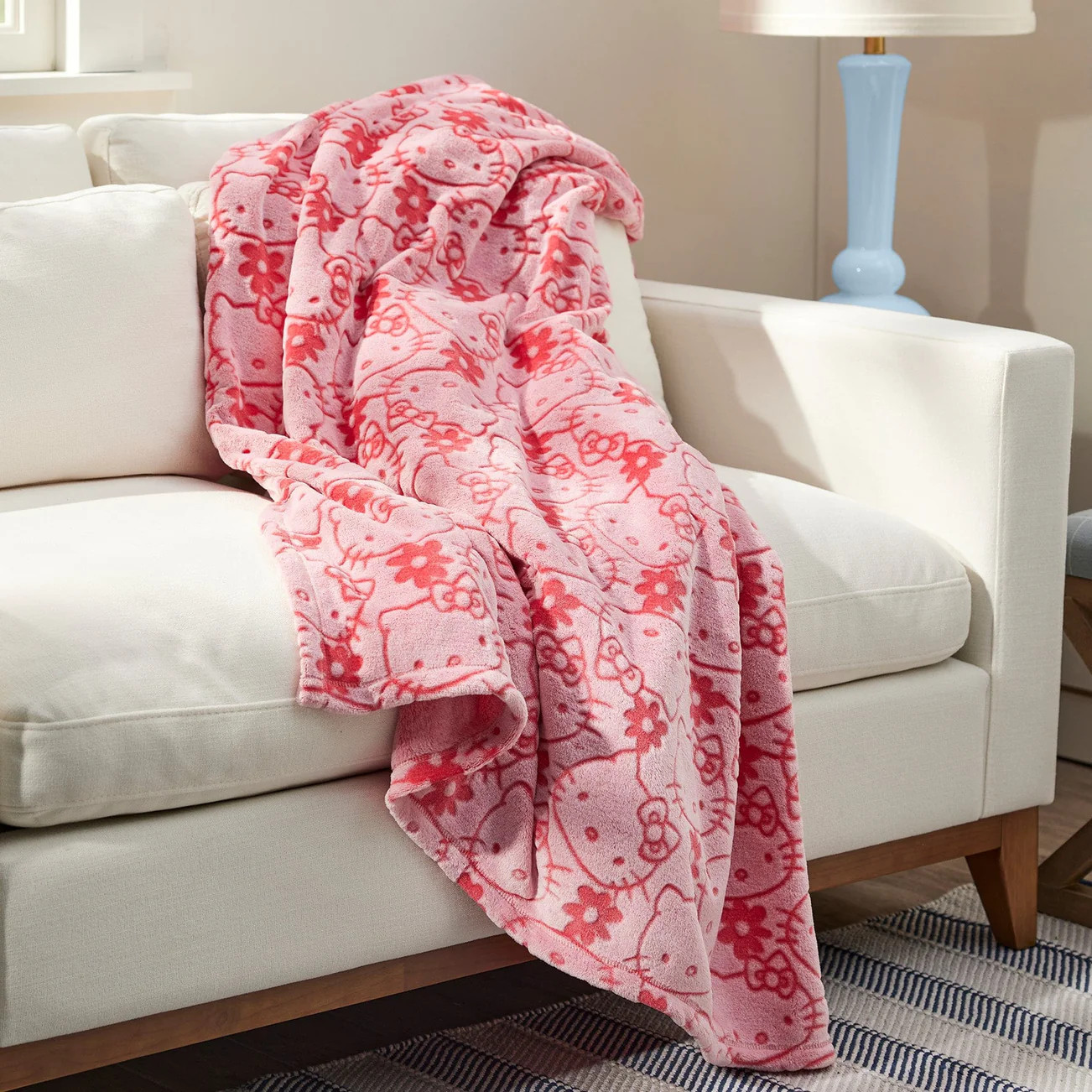 Hello Kitty® Textured Throw Blanket | Vera Bradley