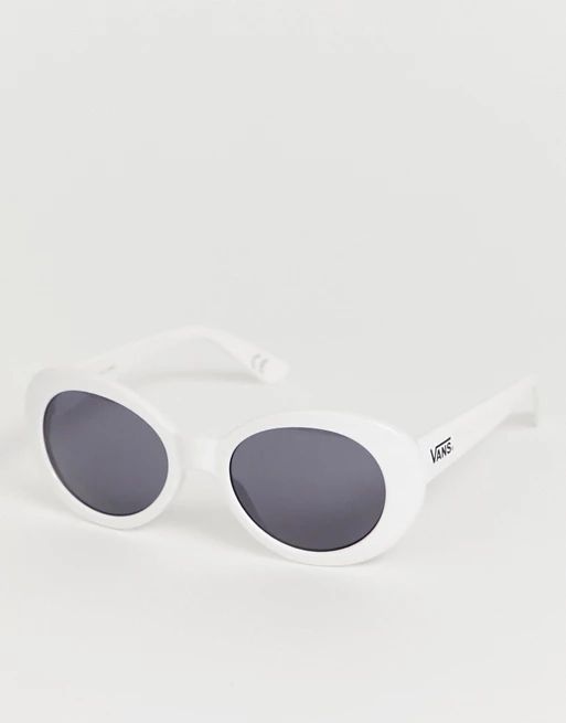 Vans round sunglasses in white | ASOS US