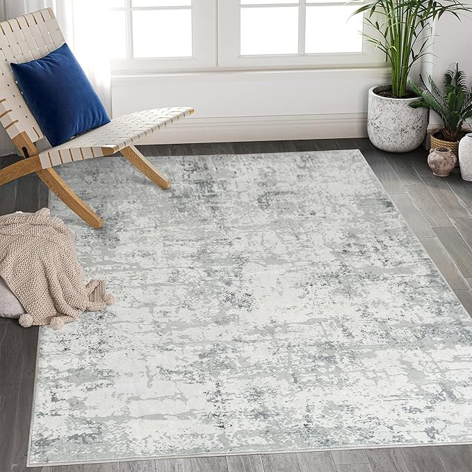 Art&Tuft Washable Rug, Anti-Slip Backing Abstract Area Rug 5x7, Stain Resistant Rugs for Living R... | Amazon (US)