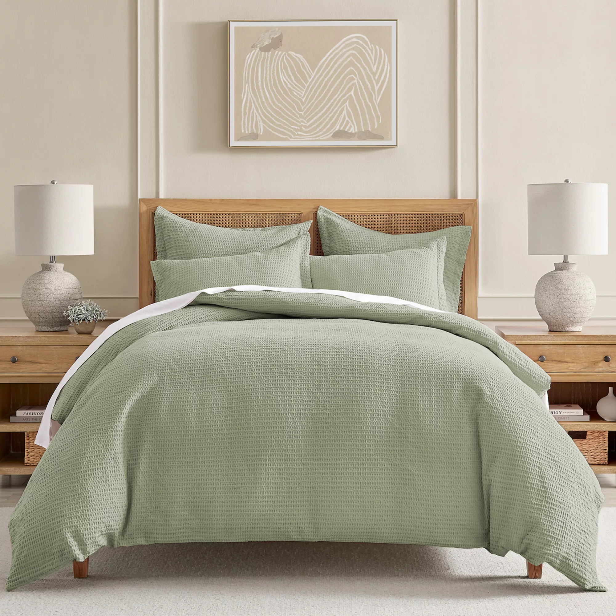 Levtex Home Cloud Waffle Duvet Cover Set, Yellow | Kohl's