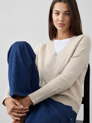 Perfectly Soft V-Neck Sweater | Banana Republic Factory