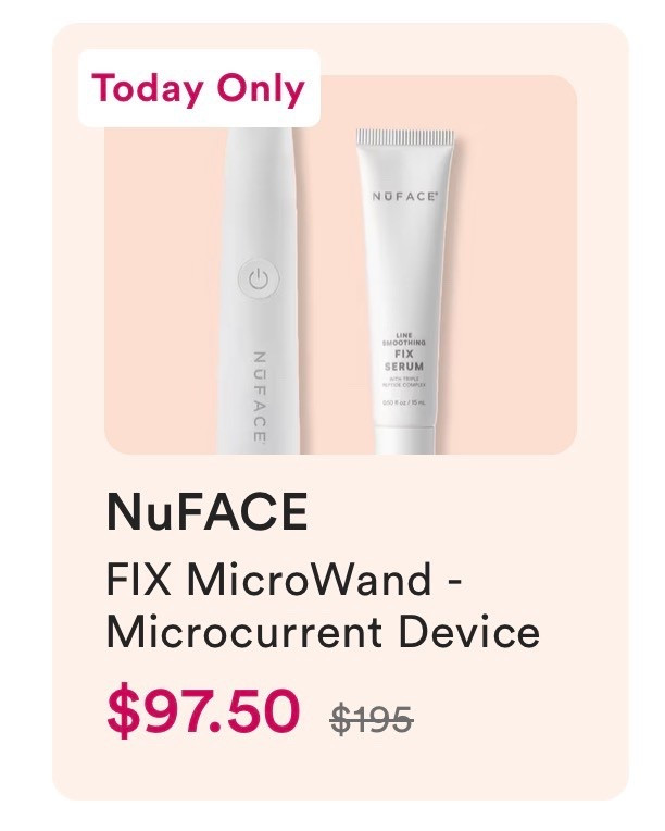 If you’re looking to up your skincare routine but also save money you’ve gotta check out the NuFace microcurrent device and it’s 50% off today only!! 

#LTKGiftGuide #LTKBeauty #LTKHoliday