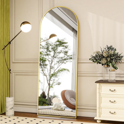 BEAUTYPEAK Floor Mirror Arched Full Length Mirror Classic Full Body Mirror with Stand | Target