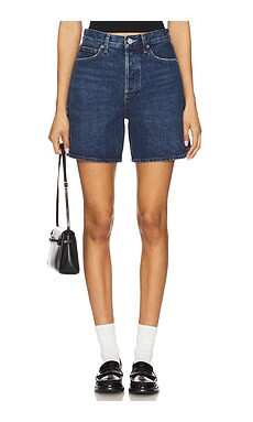 AGOLDE Dame High Rise Baggy Short in Enamour from Revolve.com | Revolve Clothing (Global)