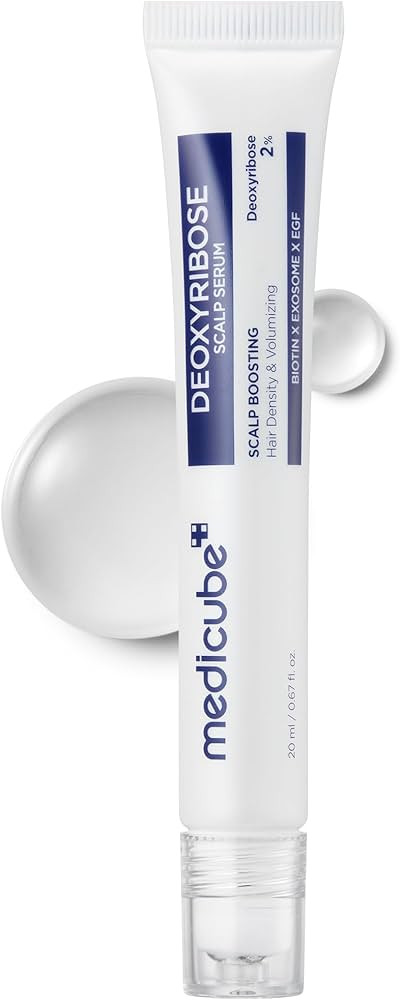 medicube Deoxyribose Cooling Scalp Serum | Fuller-Looking Hair & Scalp Strengthening Care | Rosem... | Amazon (US)