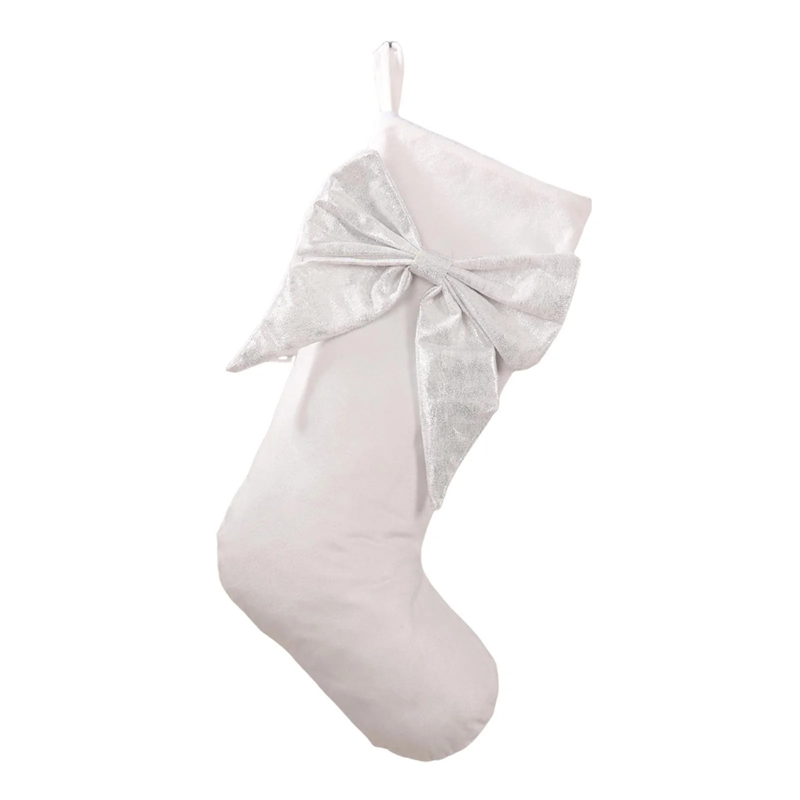 HCTSHG Classic 20 inch Velvet Christmas Stockings with Bow Knot, Christmas Decor Soft Velvet Stoc... | Walmart (US)