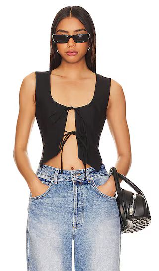 Reese Vest in Black | Revolve Clothing (Global)