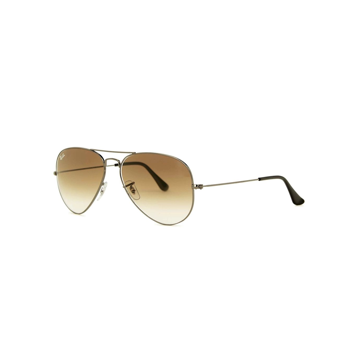 Ray-Ban Gunmetal Aviator Sunglasses, Sunglasses, Brown Lenses | Harvey Nichols (Global)
