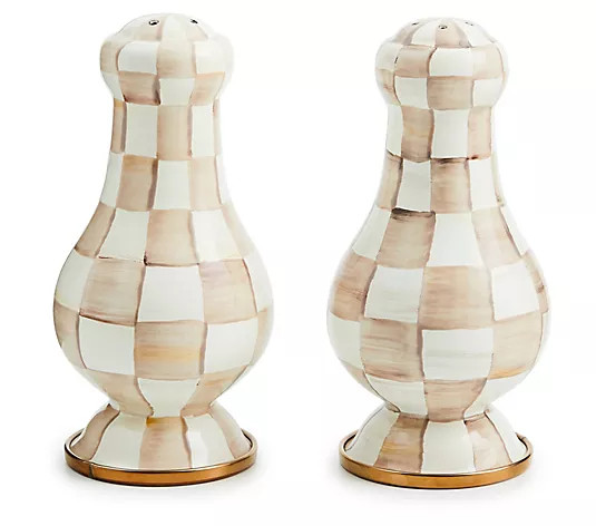 Make Your Selection: MacKenzie Childs Large Salt and Pepper Shakers | QVC