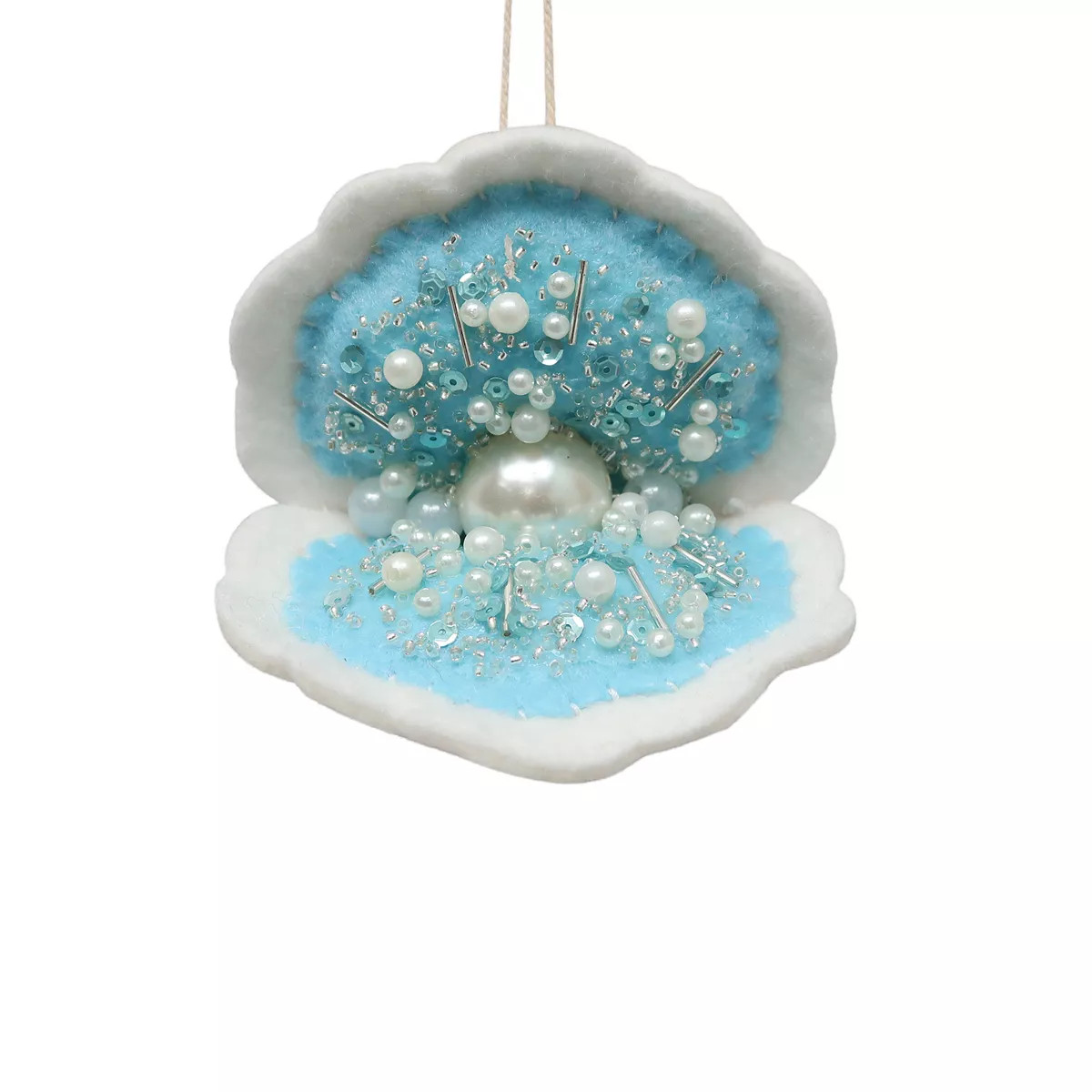 St. Nicholas Square® Blue Clam Shell Christmas Ornament | Kohl's