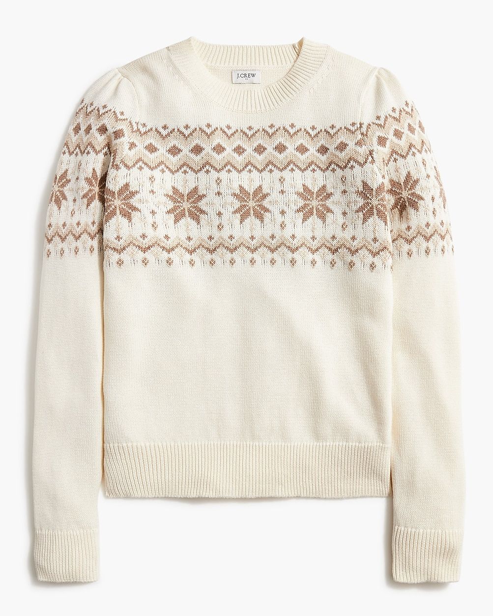 Cotton Fair Isle sweater | J.Crew Factory