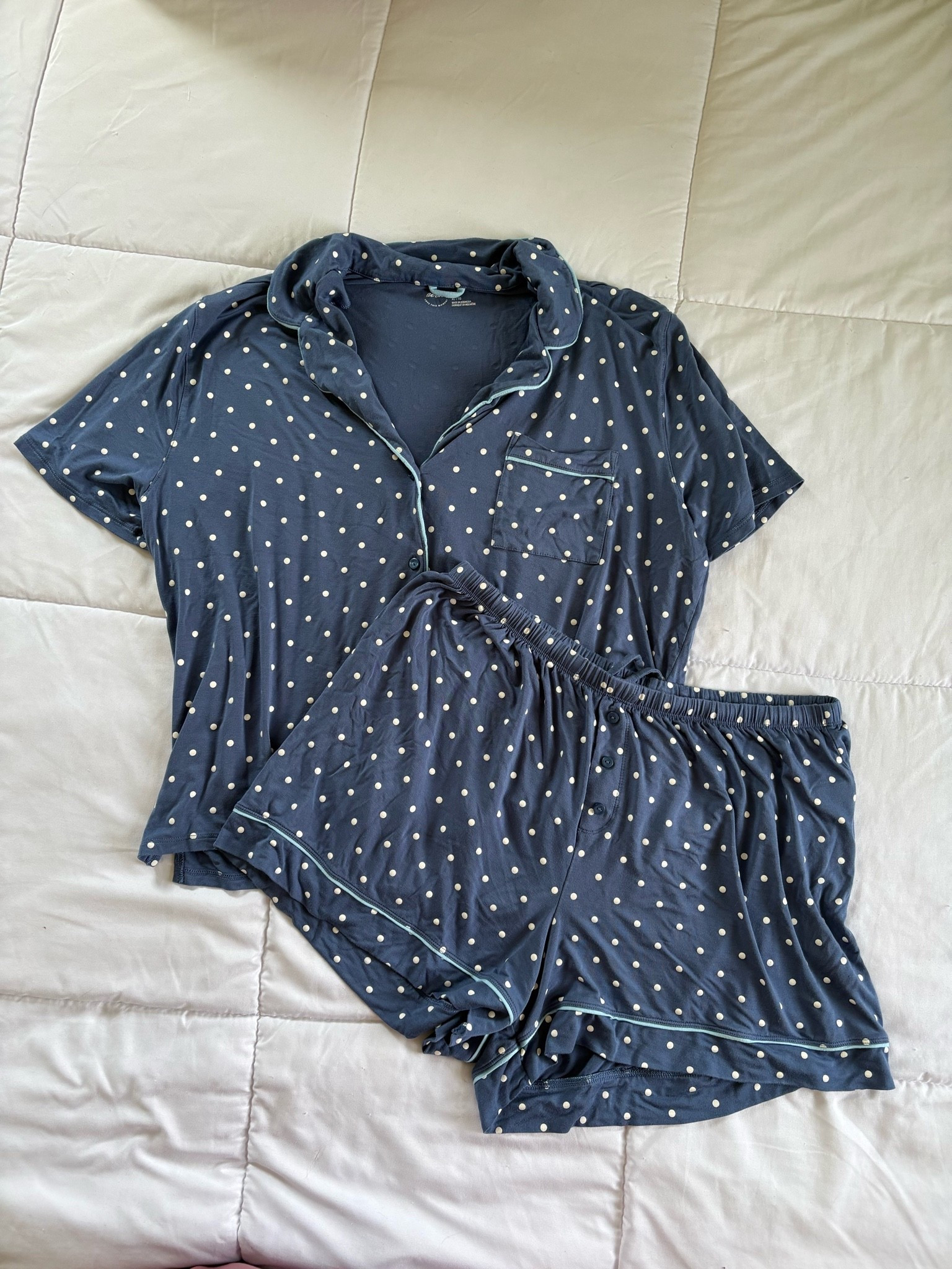 There’s just something about a matching pj set that feels like self care. I love these super soft and stretchy ones.  

Top- XL 
Bottoms - L and they’re roomy!

#LTKMothersDay #LTKdayinmylife #LTKootd