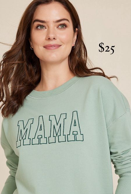 Maurices Mama Embroidered French Terry Sweatshirt / Mother’s Day gift idea 

#LTKover40 #LTKfindsunder50 #LTKsalealert