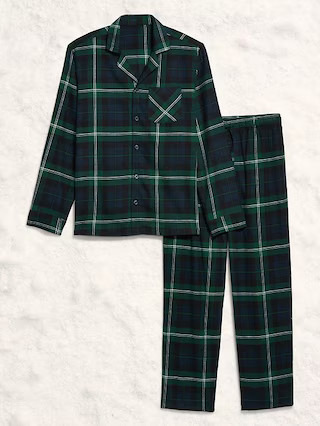Plaid Flannel Pajama Set for Men | Old Navy (US)