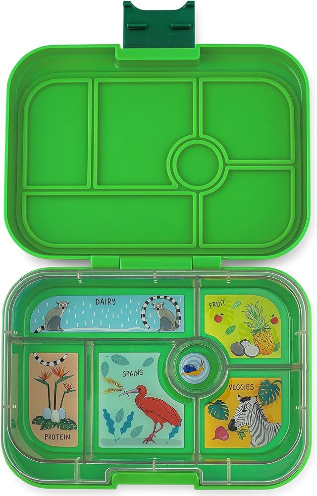 Yumbox Original Leakproof Bento Lunch Box Container for Kids (Bamboo Green Jungle) | Amazon (US)