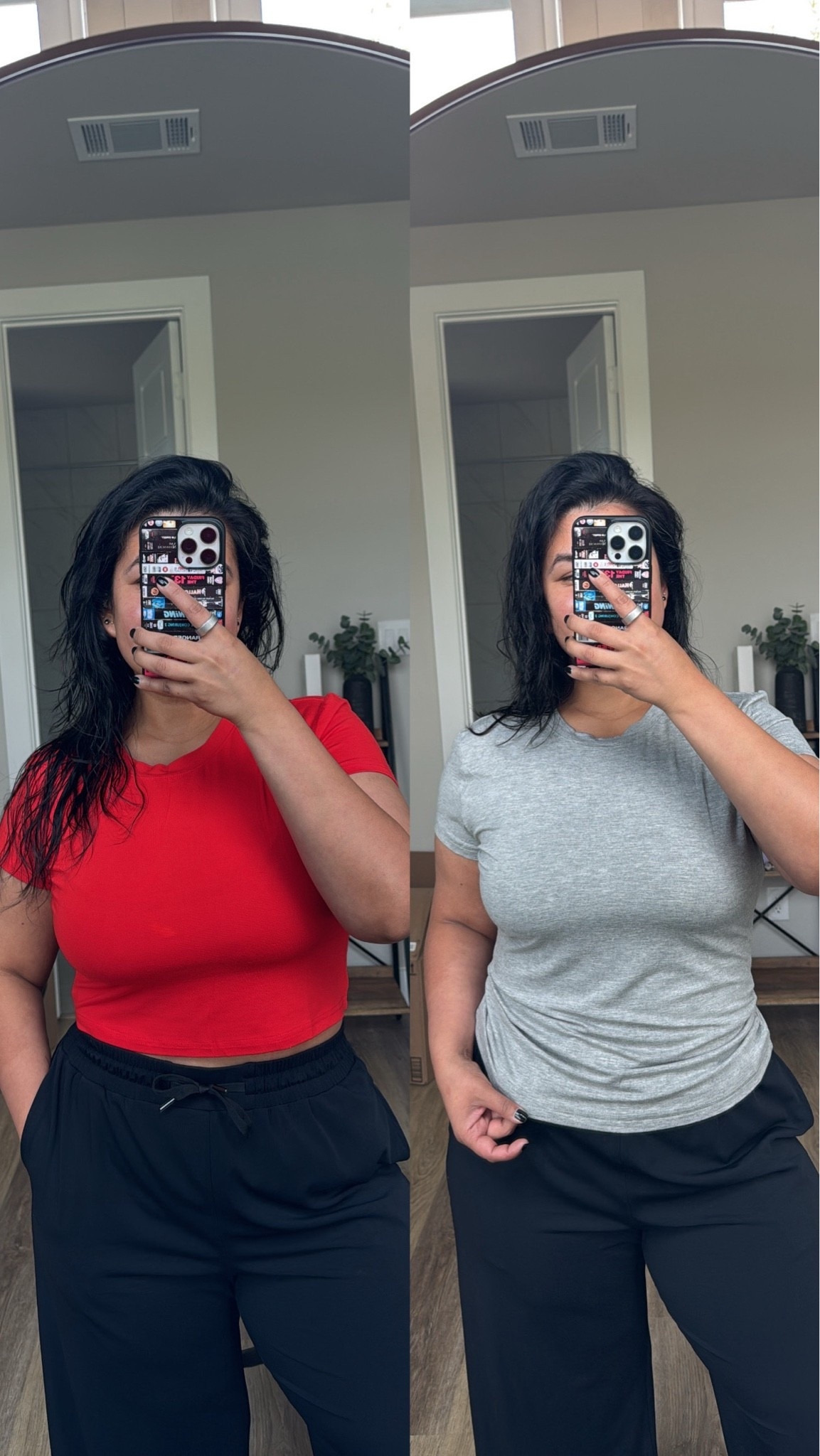 My favorite basic tees from Amazon! Cropped and full length. I wear the large.

#LTKPetite #LTKMidsize #LTKOver40