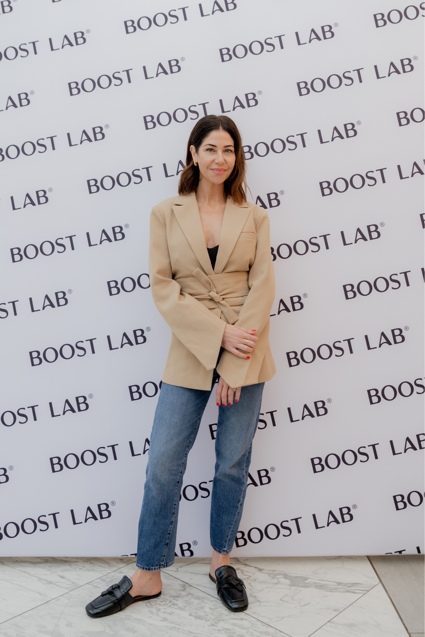 Love this wrap blazer! 🤎 Shop my similar beige wrap blazer, straight leg jeans and exact loafers below 

#LTKstyletip #LTKaustralia #LTKFind
