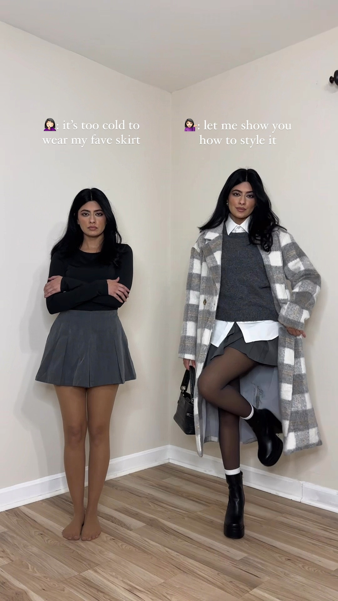 Winter outfits, winter fashion, winter style, chic winter outfit, styling winter outfits, mini skirt outfits, neutral outfit, wool blend trench coat, how to style winter outfits, how to style mini skirts in winter, fleece lined tight, styling tips, preppy style, gray outfit, monochromatic outfit, what to wear

#LTKShoeCrush #LTKSaleAlert #LTKStyleTip