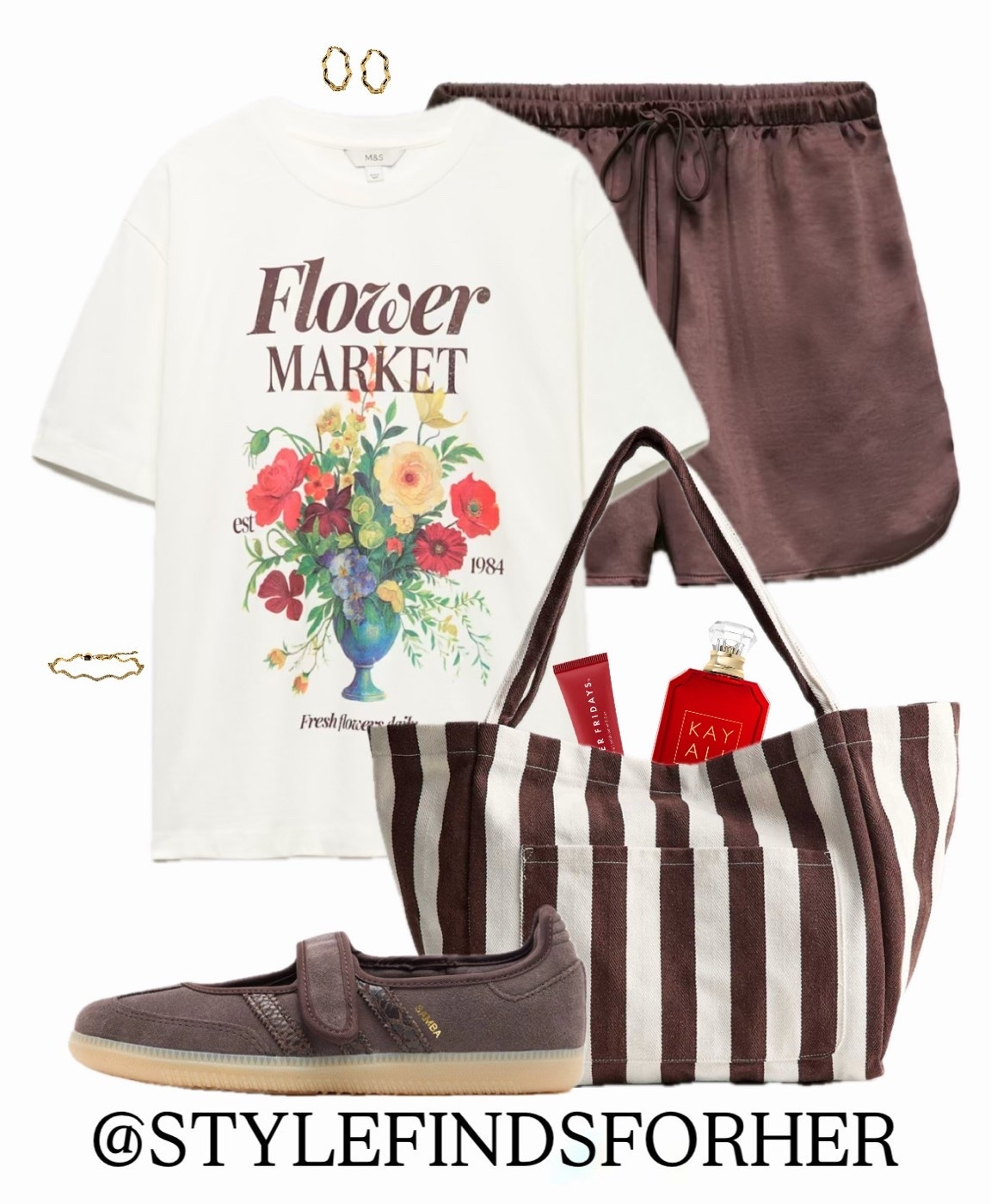 Silky shorts and an oversized tee are my current obsession. Finished with a pop of red ❤️

Comment SHOP for outfit links sent straight to your DM’s ✨ 

#neutraloutfit #casualchic #summerfits #brownandcream #adidassamba

#LTKsummer #LTKspring #LTKuk