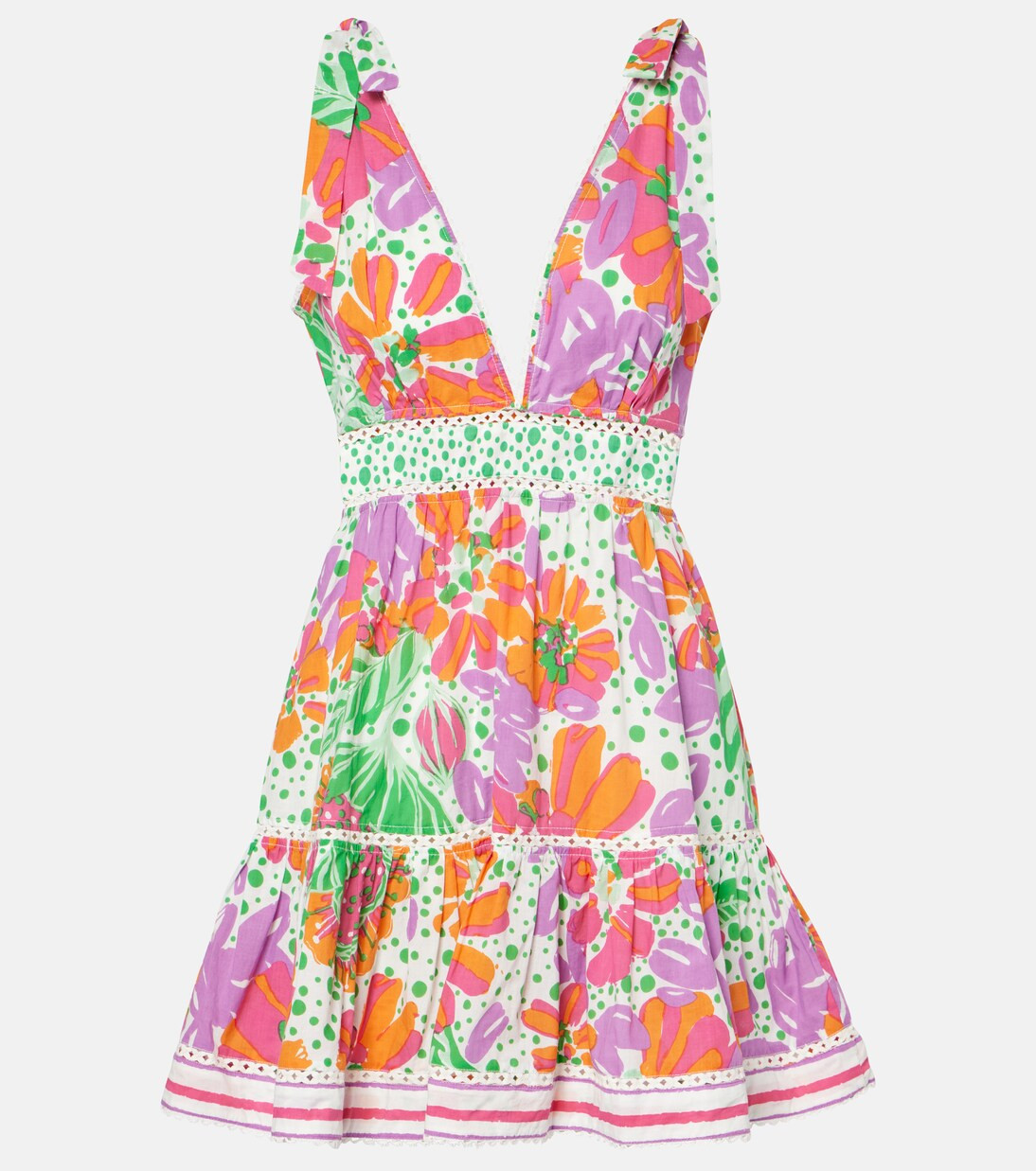 Cara printed cotton minidress | Mytheresa (US/CA)