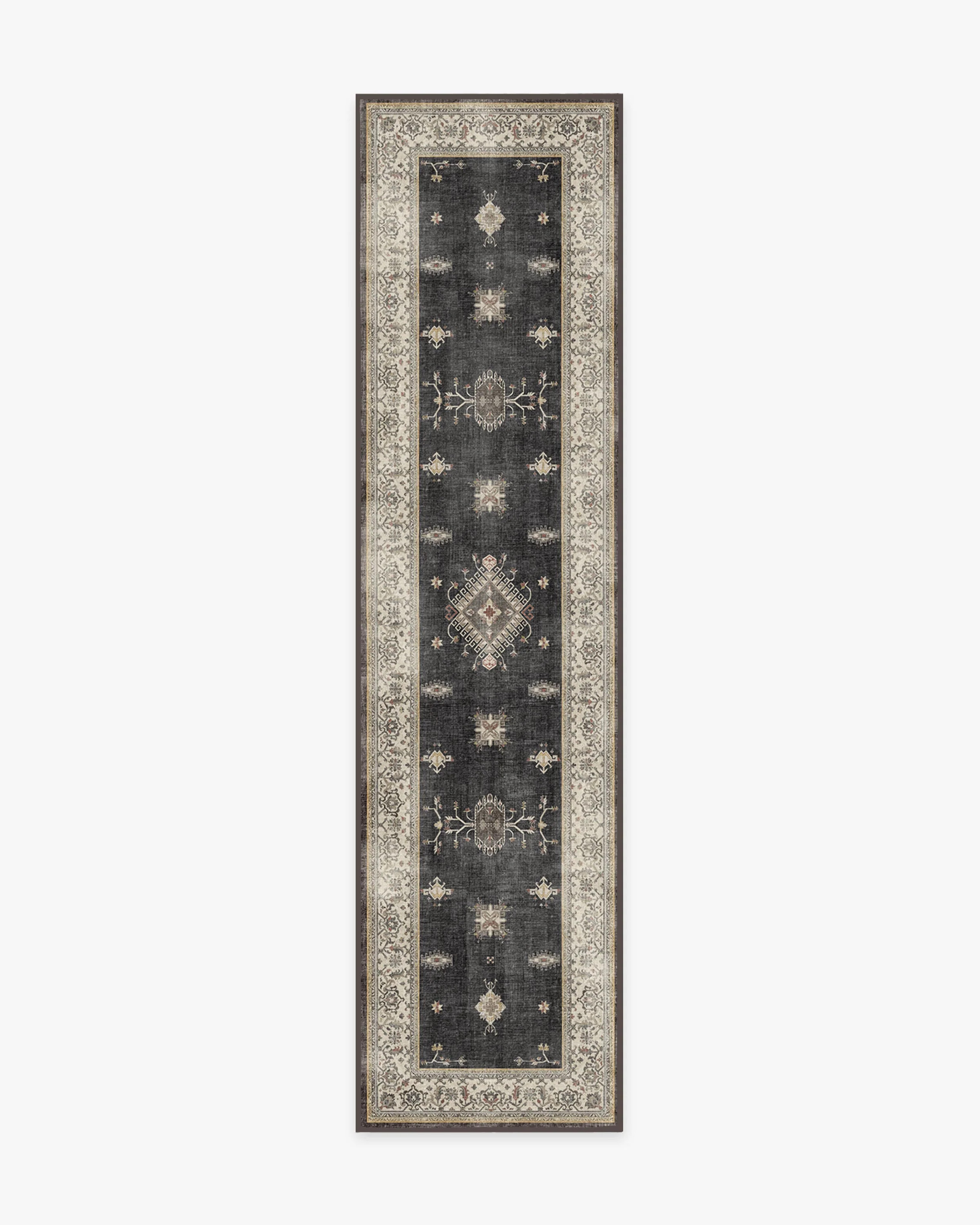 Verena Dark Wood Flatwoven Rug | Ruggable