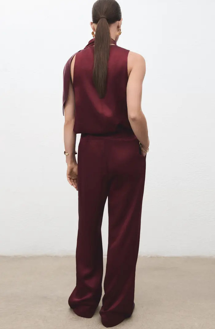 Wide Leg Satin Pants | Nordstrom