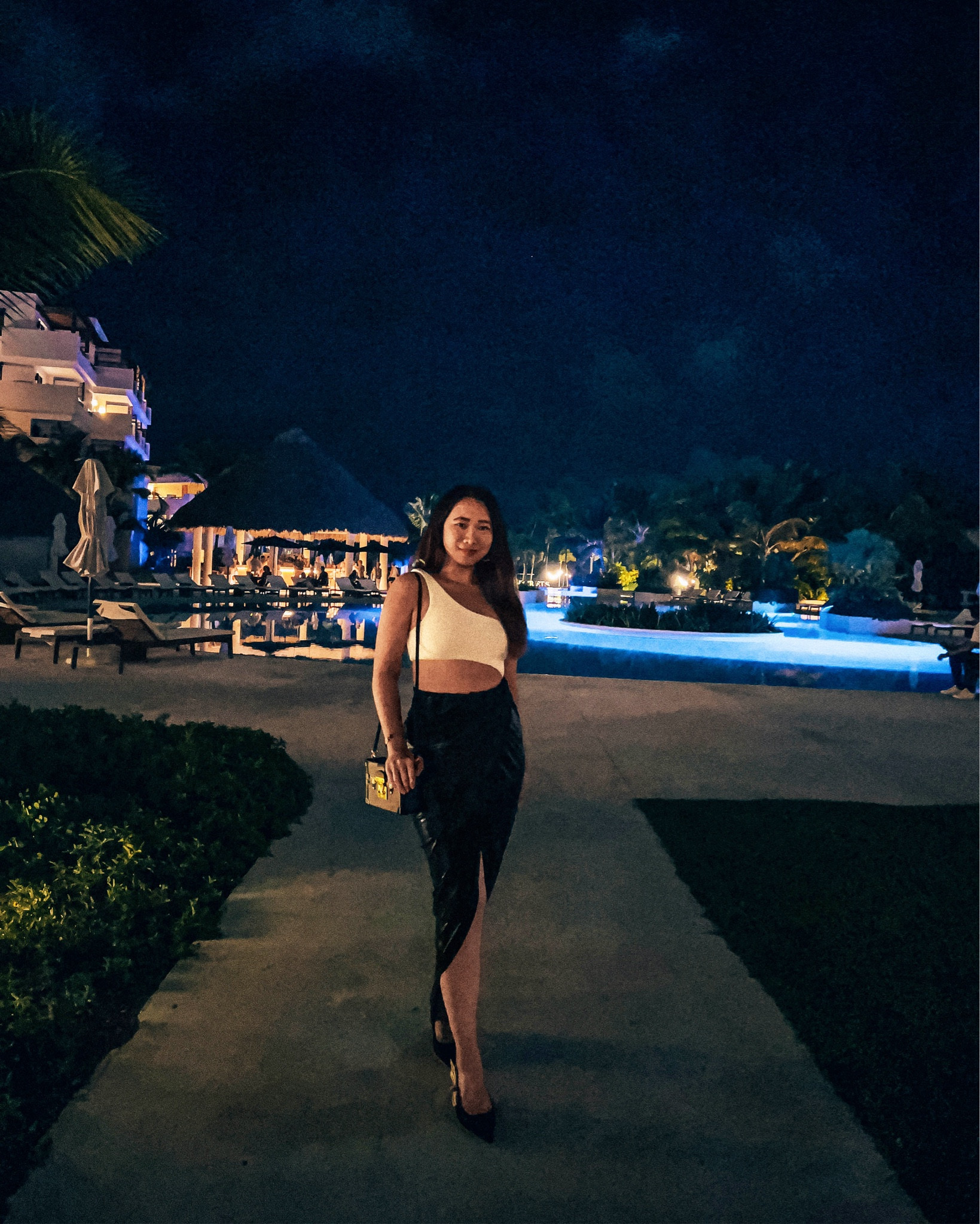Swimsuit: JETS Australia
Skirt: Rick Owens
Heels: Dior
Bag: Louis Vuitton

Resort Wear, Resort Outfit, Resort Style, Beach Style, Tropical Style, Destination Outfit

#LTKswim #LTKtravel #LTKSeasonal