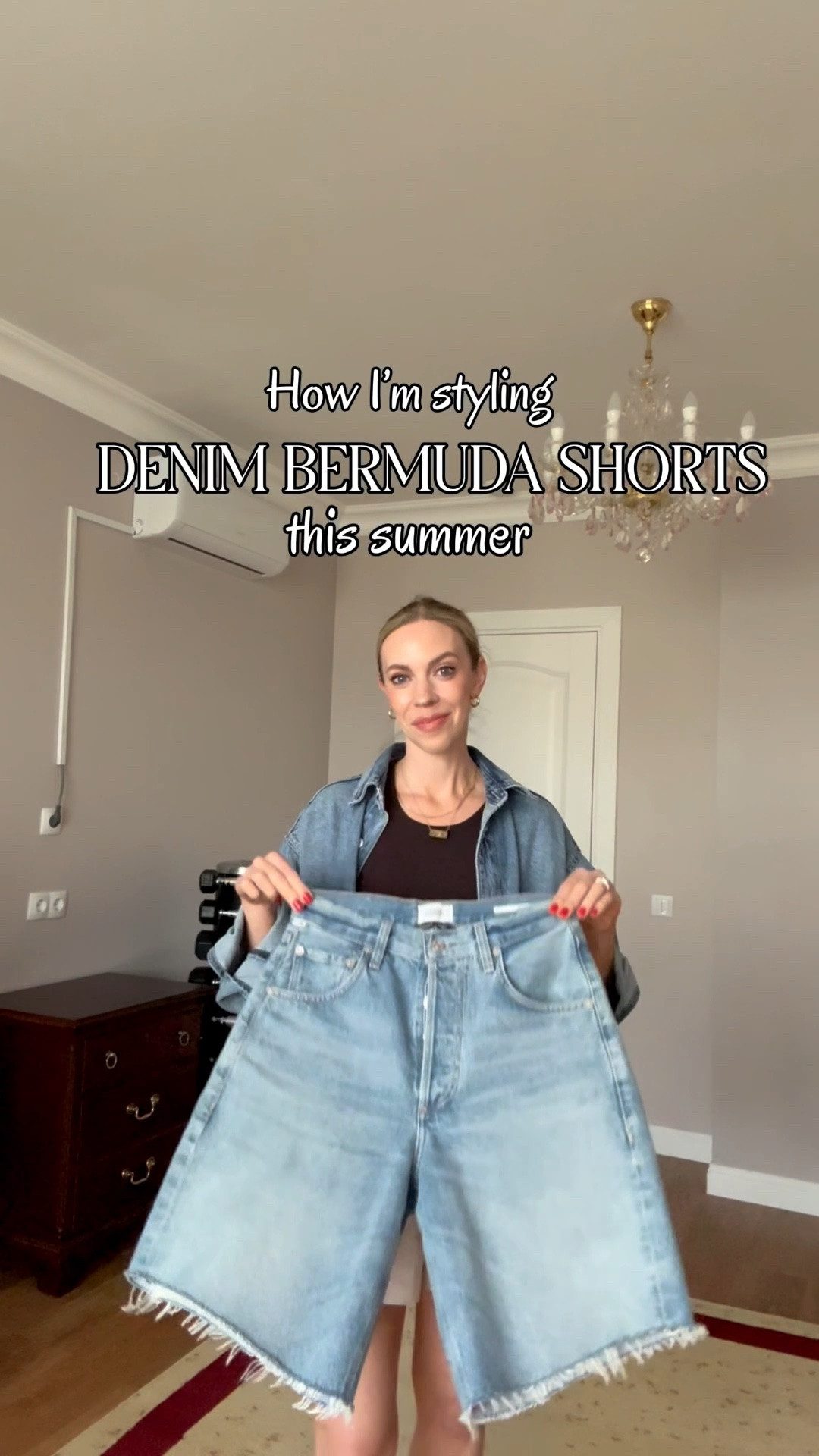 Denim bermuda shorts outfits for summer - so chic with a few easy styling tricks

#LTKgrwm #LTKSeasonal #LTKOver40