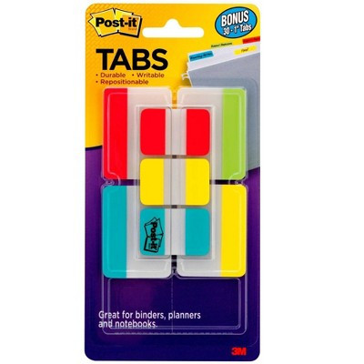 Post-it Solid Color Tabs Packs Value Pack, Pack of 114 | Target