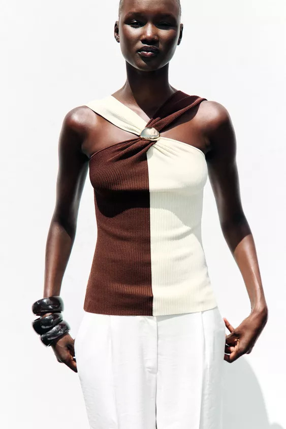 HALTER KNIT TOP | Zara UK