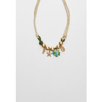 Cord necklace with fish charm - Women's Fashion Jewellery | Stradivarius United Kingdom | Stradivarius (UK)