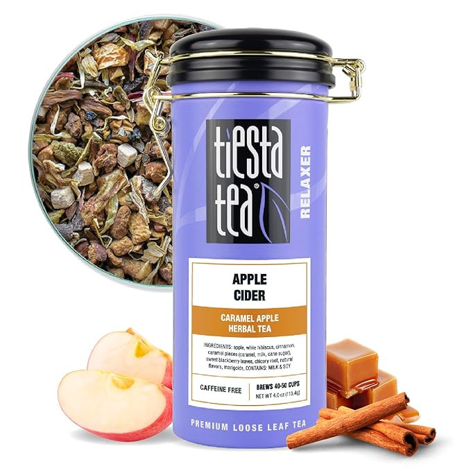 Tiesta Tea - Apple Cider, Loose Leaf, Caramel Apple Herbal Tea, Blend, Non-Caffeinated, Makes Hot... | Amazon (US)