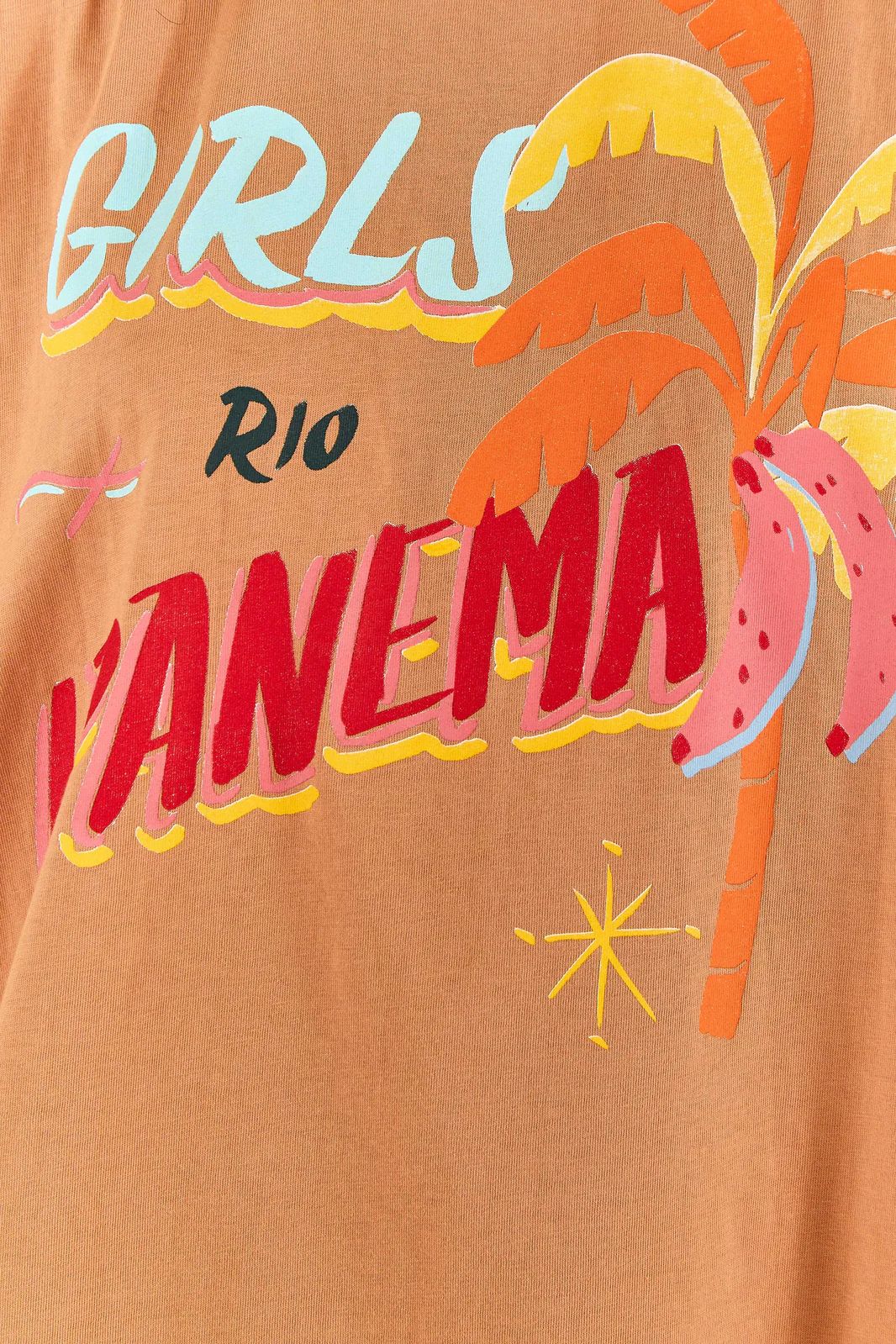 Brown Rio Ipanema T-Shirt Dress | FarmRio