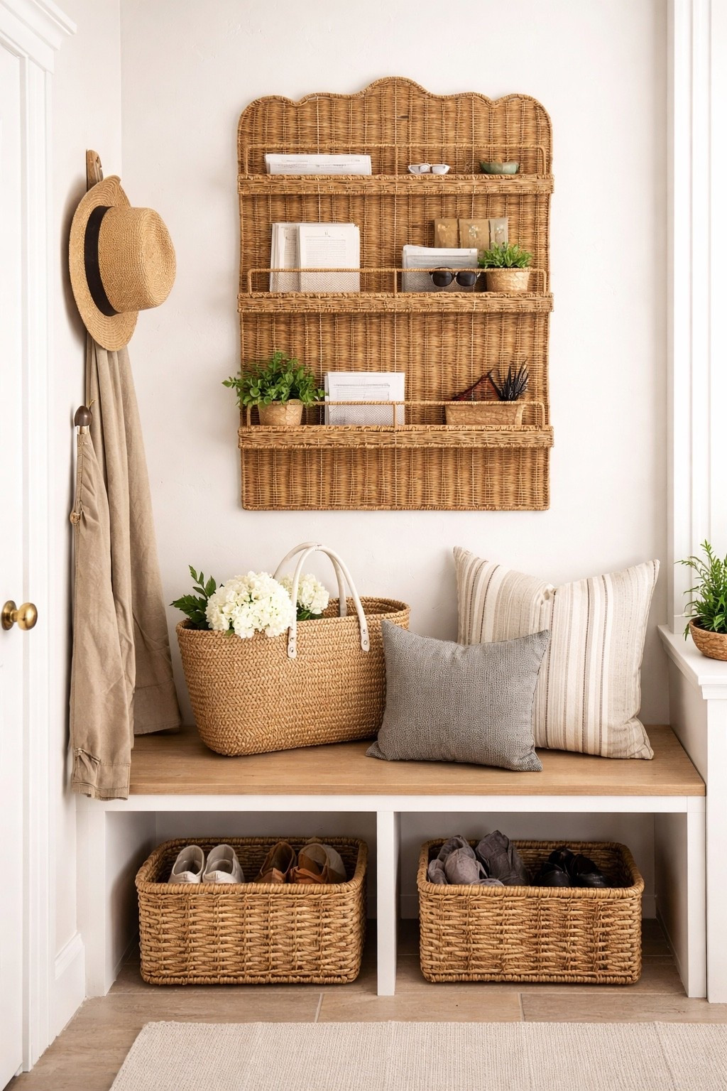 This new display shelf is perfect for an entry or mudroom 😍

Designed with ChatGPT 

#LTKSeasonal #LTKSaleAlert #LTKHome