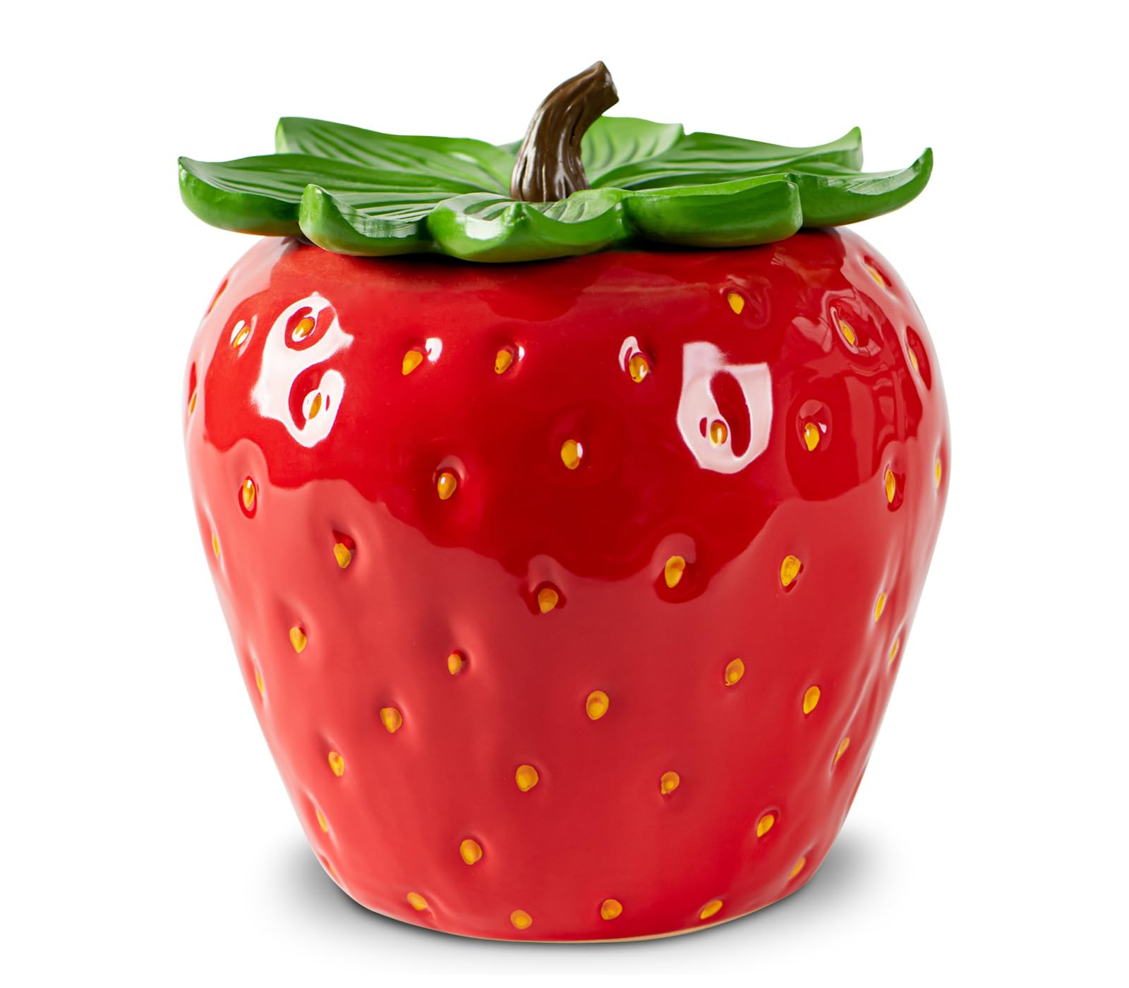Strawberry Candy Jar With Lid Red Candy Container Ceramic Candy Jar With Lid For Candy Buffet | Amazon (US)