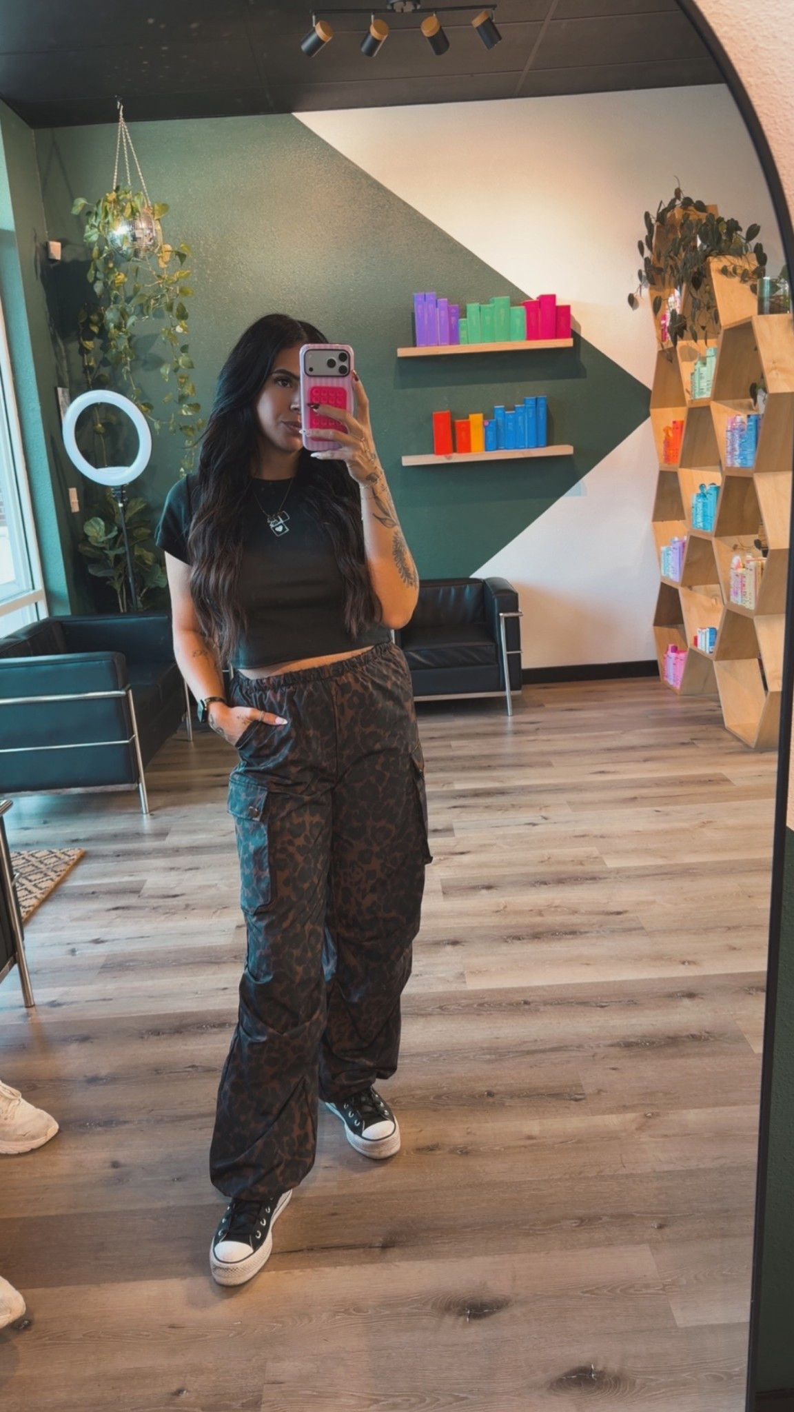 I love a little casual moment that also makes us feel cute. Wearing a size M in the leopard pants and the top is from Five Below in a L 

#LTKootd #LTKFindsUnder50 #LTKMidsize