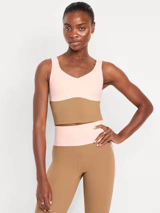 StudioSmooth Seamed Longline Top | Old Navy (US)