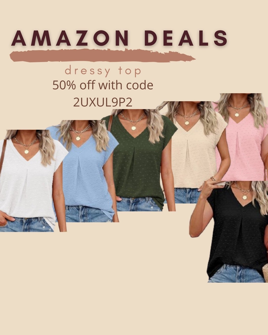 $13 ends 4/26

Amazon fashion
Amazon deals
Dressy top 

#LTKSaleAlert