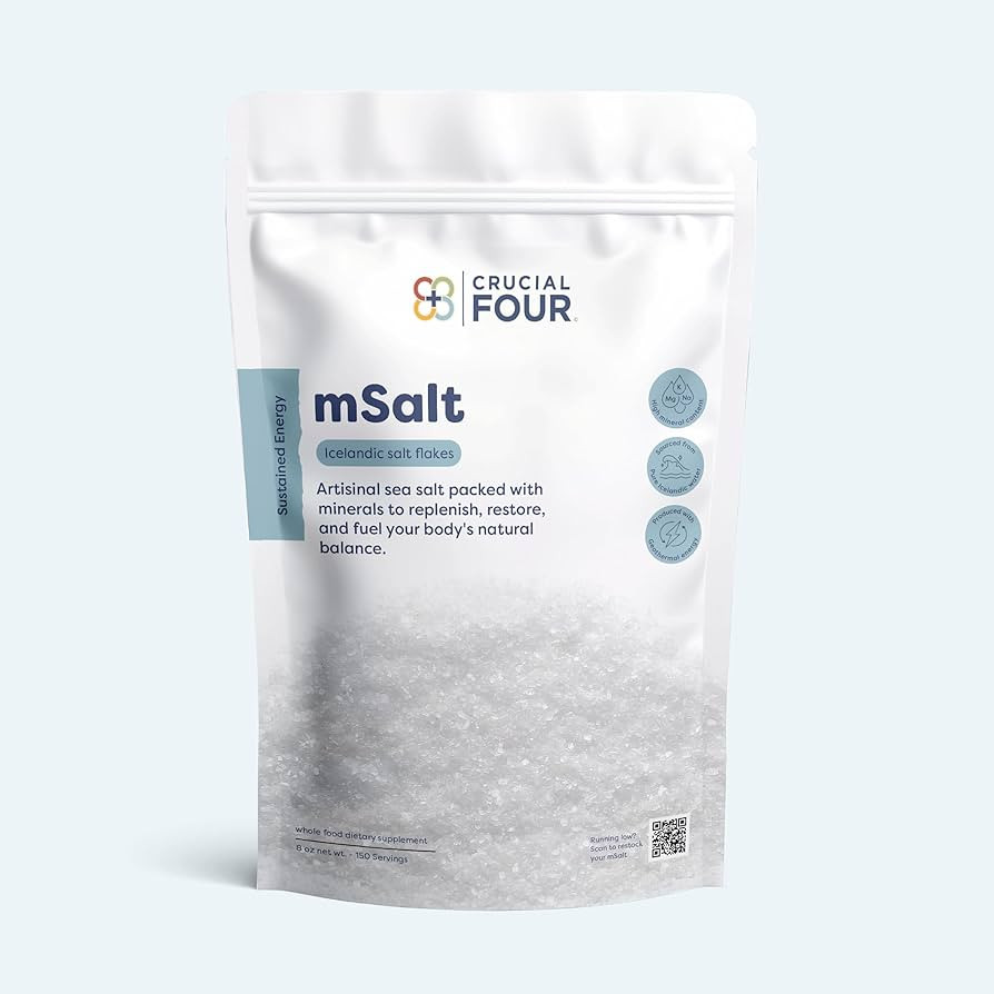 Crucial Four - mSalt (Icelandic Flake Salt) \u2013 Organic Flake Salt for Cooking/Baking \u2013 U... | Amazon (US)