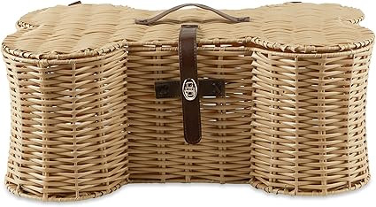 Bone Dry Pet Storage Collection Toy Basket, Medium, 21x13x8", Beige Plastic Wicker | Amazon (US)
