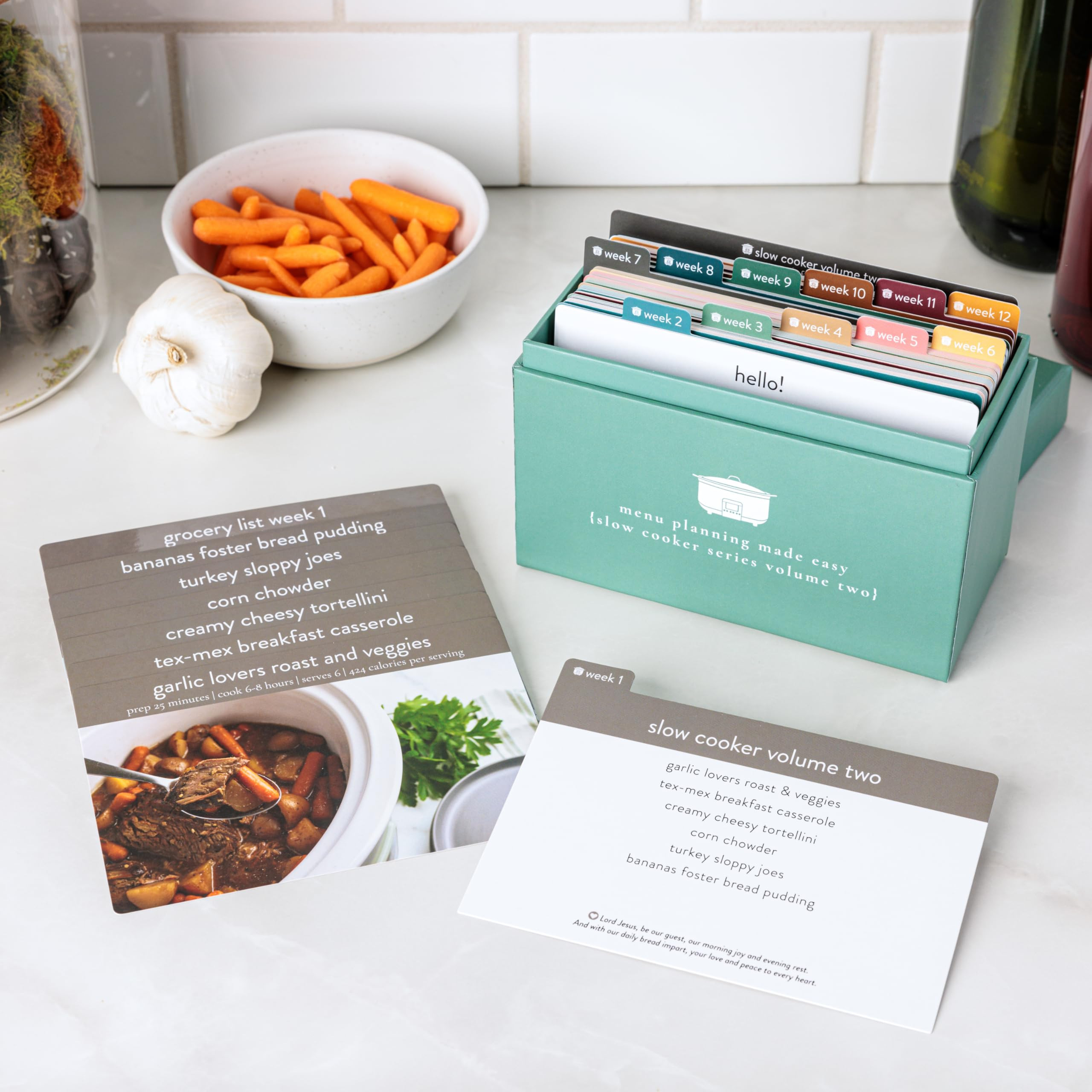 PPP Meal Planner with 72 Photo Recipe Cards (Slow Cooker Vol 2) - Weekly Menu Planner | Recipe Bo... | Amazon (US)