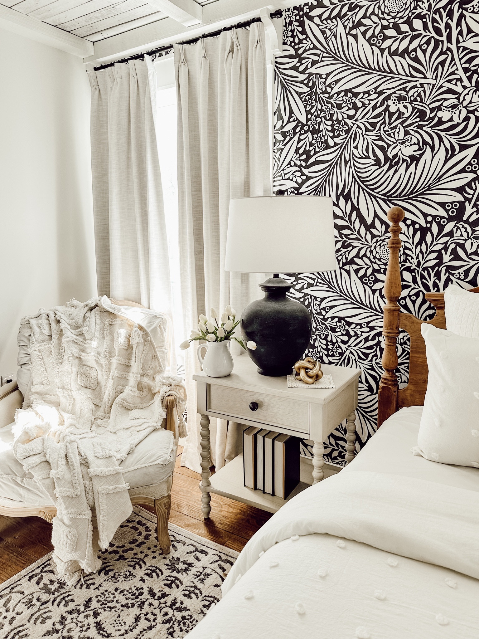 These gorgeous linen curtains are thermal lined, triple pleated and can be custom made to any size! #twopageshome #linencurtains #bedroomrefresh #masterbedroom #neutraldecorating 

#LTKhome