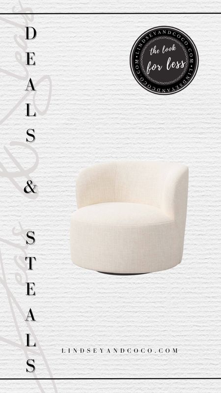 Looks for Less: Linen Talc Swivel Chair. Target Finds. Accent chair.

#LTKSeasonal #LTKhome #LTKstyletip