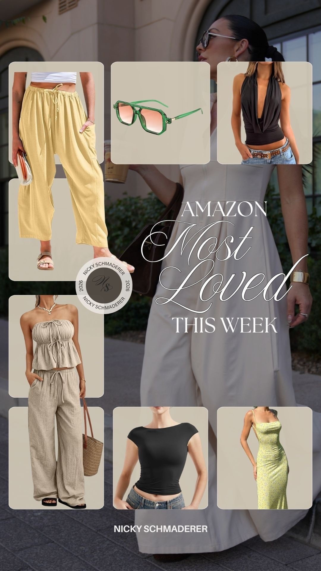 Amazon favorites of the week! 
Yellow jogger pants 
Linen set 
Sunglasses 
Trendy outfits


#LTKFestival #LTKootd #LTKSeasonal