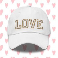 Love Hat, Women's Hat, Baseball Cap, Valentine's Day, Valentine Gift, Gifts, Accessories, Gifts For Her, Embroidered Hat | Etsy (US)